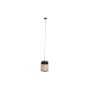 Suspension DKD Home Decor Naturel Noir 220 V 50 W (24 x 24 x 29 cm)