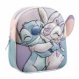 Mochila Escolar Stitch Azul