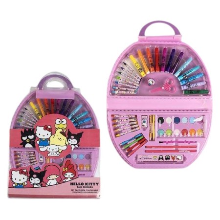 Set de Papelería Hello Kitty Rosa