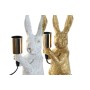 Lampe de bureau DKD Home Decor Lapin Résine 50 W (13 x 17 x 35 cm) (2 Unités)