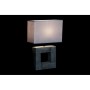 Lampe de bureau DKD Home Decor Gris Marron Polyester Grès 220 V 50 W Alpino (2 Unités) (30 x 14 x 45 cm)