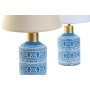 Lampe de bureau DKD Home Decor Beige Bleu Doré Blanc 220 V 50 W (24 x 24 x 39 cm) (2 Unités)