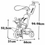 Tricycle Smoby Baby Driver Confort Métallisé
