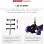 Patinete Ociotrends Eco Future Scooter Morado 3 ruedas