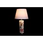 Lampe de bureau DKD Home Decor Beige Polyester Blanc Oiseau Grès 220 V 50 W Oriental (30 x 30 x 55 cm) (2 Unités)