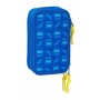 Plumier Triple Batman Azul 12,5 x 19,5 x 5,5 cm