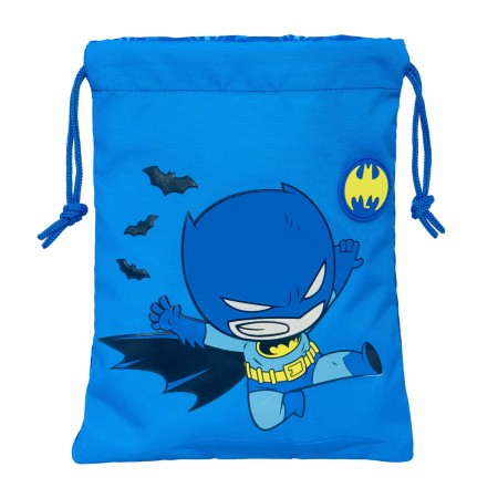 Sac pour snack Batman Bleu 20 x 25 cm