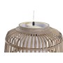 Suspension DKD Home Decor Blanc Marron Clair 220 V 50 W (41 x 41 x 26 cm)