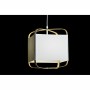 Suspension DKD Home Decor Naturel Blanc 50 W (27 x 27 x 33 cm)