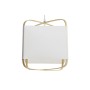 Suspension DKD Home Decor Naturel Blanc 50 W (27 x 27 x 33 cm)