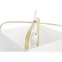 Suspension DKD Home Decor Naturel Blanc 50 W (27 x 27 x 33 cm)