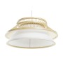 Suspension DKD Home Decor Naturel Blanc 220 V 50 W (46 x 46 x 20 cm)