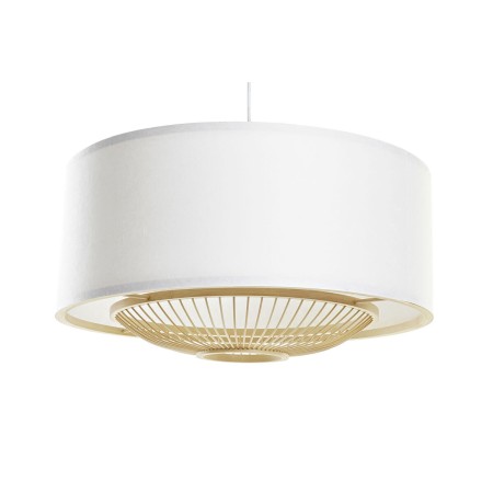 Suspension DKD Home Decor Naturel Blanc 220 V 50 W (50 x 50 x 30 cm)