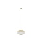 Suspension DKD Home Decor Naturel Blanc 220 V 50 W (50 x 50 x 30 cm)