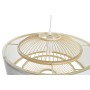 Suspension DKD Home Decor Naturel Blanc 220 V 50 W (50 x 50 x 30 cm)