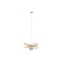 Suspension DKD Home Decor Marron Bambou 50 W (60 x 60 x 28 cm)