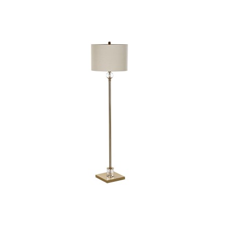 Lampadaire DKD Home Decor Verre Doré Métal Polyester (41 x 41 x 161 cm)