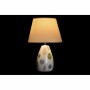 Lampe de bureau DKD Home Decor 25W Beige Blanc 220 V Feuille d'une plante (2 Unités) (27 x 27 x 40 cm)