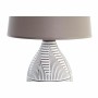 Lampe de bureau DKD Home Decor Gris Marron Blanc 220 V 50 W Moderne (2 Unités) (30 x 30 x 47 cm)