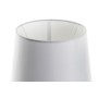 Lampe de bureau DKD Home Decor Gris Terre cuite Blanc 220 V 50 W (30 x 30 x 48 cm) (2 Unités)