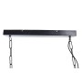 Suspension DKD Home Decor Noir Doré Métal 50 W (116 x 29 x 42 cm)