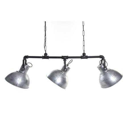 Suspension DKD Home Decor Argenté Noir 220 V 50 W (122 x 29 x 42 cm)