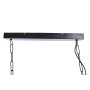 Suspension DKD Home Decor Argenté Noir 220 V 50 W (122 x 29 x 42 cm)