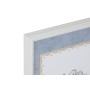 Cadre Home ESPRIT Bleu Crème 30 x 3 x 40 cm (3 Unités)