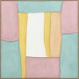 Cadre Home ESPRIT Blanc Rose Turquoise Abstrait Urbaine 102 x 4,5 x 102 cm (2 Unités)