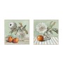 Cadre Home ESPRIT Jaune Blanc Rouge Vert Cottage 83 x 4,5 x 83 cm (2 Unités)