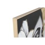 Cadre Home ESPRIT Blanc Noir Gris Doré Femme (2 Unités)
