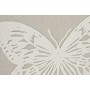 Cadre Home ESPRIT Blanc Beige Papillon Shabby Chic 40 x 2,2 x 40 cm (2 Unités)