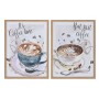 Cadre Home ESPRIT Marron Gris Vintage 30 x 1,8 x 40 cm (2 Unités)