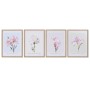 Cadre Home ESPRIT Fleurs Shabby Chic 30 x 1,8 x 40 cm (4 Unités)