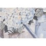 Cuadro Home ESPRIT Azul Gris Shabby Chic Hortensia 60 x 3 x 60 cm (2 Unidades)