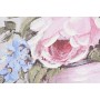 Cadre Home ESPRIT Vert Rose Roses Romantique 60 x 3 x 60 cm (4 Unités)