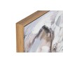Cuadro Home ESPRIT Blanco Marrón Gris Elefante Colonial 80 x 3,5 x 80 cm (2 Unidades)