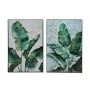 Cadre Home ESPRIT Vert Palmiers Tropical 80 x 3,5 x 120 cm (2 Unités)
