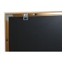 Cuadro Home ESPRIT Blanco Negro Dorado Flores 80 x 3,5 x 80 cm (2 Unidades)