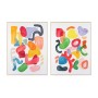 Cuadro Home ESPRIT Abstracto Urbano 90 x 3,5 x 120 cm (2 Unidades)