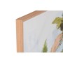 Cuadro Home ESPRIT Azul Verde Palmeras Tropical 120 x 3,5 x 90 cm (2 Unidades)