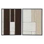 Cadre Home ESPRIT Blanc Beige Moderne 60 x 3 x 80 cm (2 Unités)