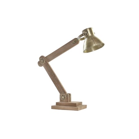 Lampe de bureau DKD Home Decor Doré Marron 220 V 50 W (50 x 15 x 65 cm)