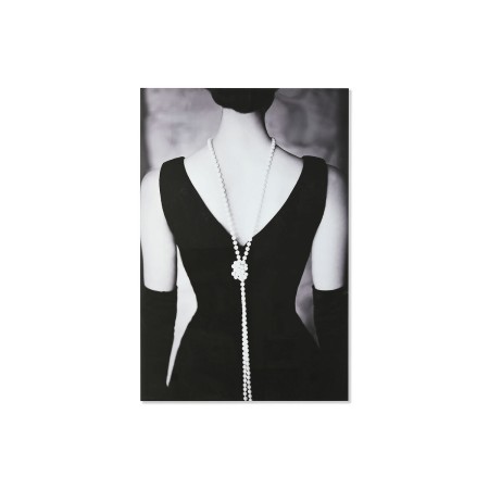Cadre Home ESPRIT Noir Gris Imprimé 100 x 0,4 x 150 cm