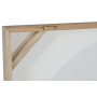 Cadre Home ESPRIT Beige Naturel Cercles Scandinave 80 x 3 x 80 cm (2 Unités)