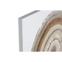 Cadre Home ESPRIT Beige Naturel Cercles Scandinave 80 x 3 x 80 cm (2 Unités)