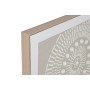 Cadre Home ESPRIT Blanc Beige Cercles Urbaine 82 x 4,5 x 82 cm (2 Unités)
