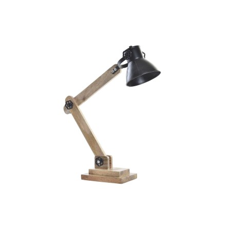 Lampe de bureau DKD Home Decor Métal Bois de manguier 50 W (50 x 15 x 65 cm)