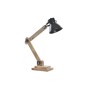 Lampe de bureau DKD Home Decor Métal Bois de manguier 50 W (50 x 15 x 65 cm)