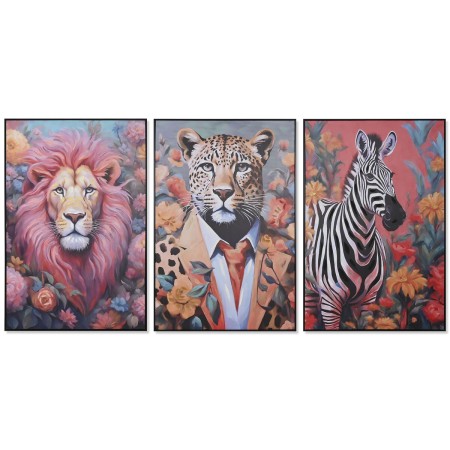 Cadre Home ESPRIT Animal Moderne 82 x 4 x 122 cm (3 Unités)